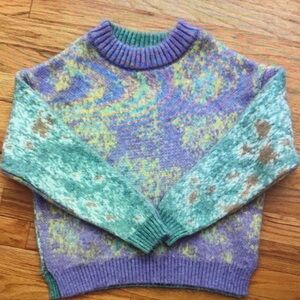Multicolor Patterned Women's Sweater